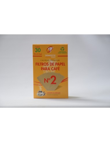Filtros de Papel para Café N° 2 x 30 Unidades | Andreplast