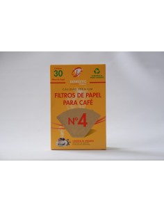 Filtro Papel Café x 30 uni Nº4 2