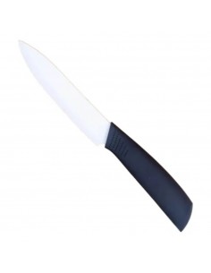 Cuchillo de Cerámica Blanco D` SAZA Mango Negro | Andreplast