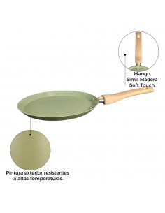 Panquequera Hudson Olive 22cm | Andreplast