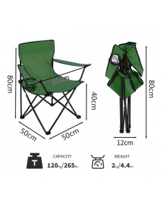 Silla Plegable con Funda Crystal Rock | Andreplast