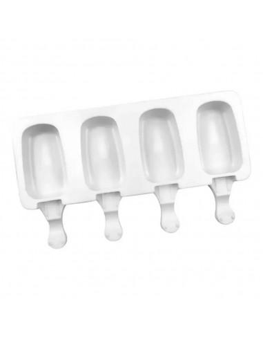 Molde Silicona p/ Helado x 4 +...