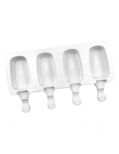Molde de Silicona para Helado x 4 con Palitos | Andreplast
