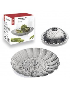 Vaporiera Acero Flor...