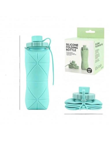 Botella de Silicona Plegable 600 ml Deportiva | Andreplast