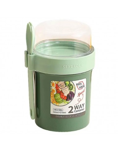 Pote para Yogur / Fruta y Cuchara Zarco