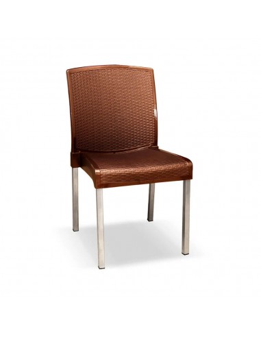 Silla Ratán Marrón 4 Unidades