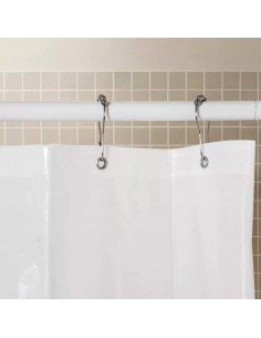 Barral Cortina Baño Blanco Eliplast | Andreplast