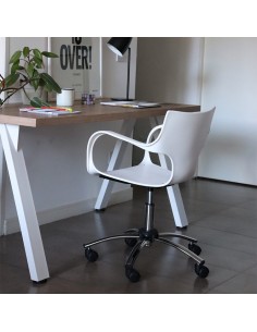 Escritorio Línea Lima de Hierro y Melamina | Andreplast