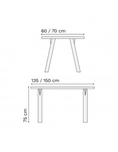 Escritorio Línea Laurel Rossi Minimalista | Andreplast