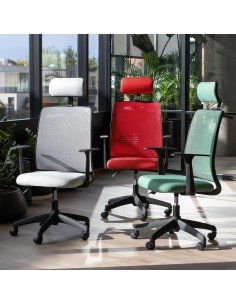 Silla Escritorio Ergonómica Mint Negra | Andreplast