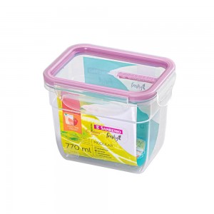 Hermético Rectangular Chico c/ Trabas 770 ml San Remo