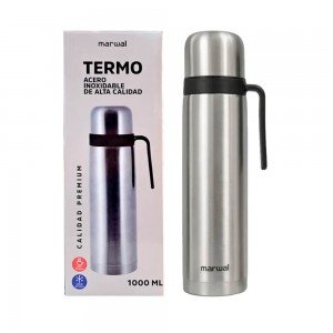 Termo Acero Inoxidable 1LT Media Manija Marwal | Andreplast