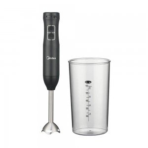 Licuadora de Mano Midea 600W Negra con Vaso Medidor | Andreplast