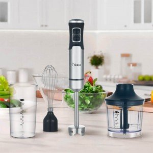 Licuadora de Mano Acero 850W Midea Kit 3 en 1 | Andreplast
