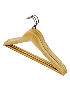 Set X3 Perchas Madera