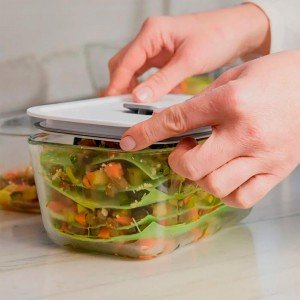 Contenedor de Vidrio Hermético Fresh Lock con Válvula | Andreplast