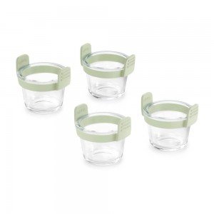 Set 4 Mini Vasos de Vidrio para Airfryer Lékué | Andreplast