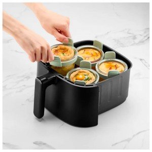 Set 4 Mini Vasos de Vidrio para Airfryer Lékué | Andreplast