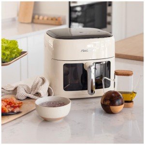 Freidora de Aire Pastalinda Cucina Crema 8L con Visor | Andreplast