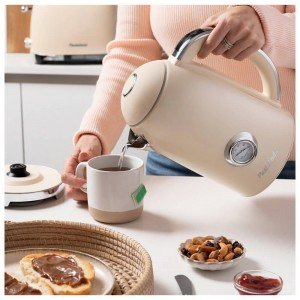 Pava Eléctrica Pastalinda Cucina Bollitore Crema Digital 1.7L | Andreplast