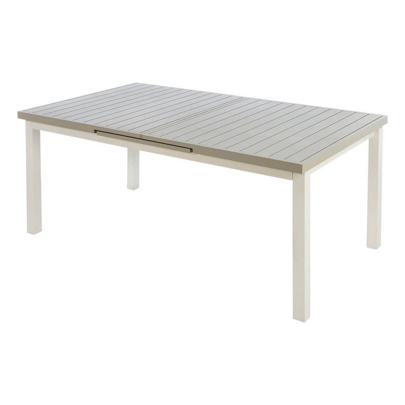 Mesa Extensible de Aluminio Boheme Blanca 2.8m CEC | Andreplast
