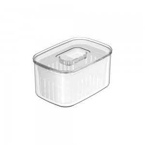 Organizador de Heladera Clear Fresh con Cesta 650ml OU | Andreplast