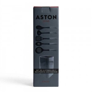 Set de 6 Utensilios de Cocina con Contenedor Aston Home | Andreplast