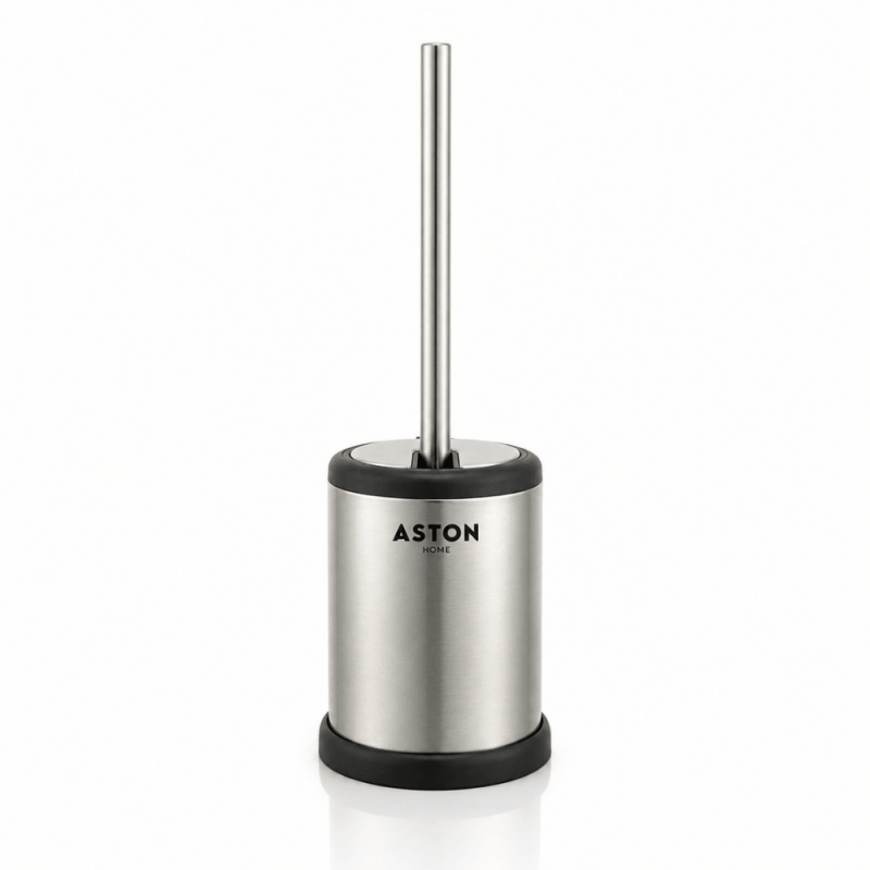 Escobilla de Baño con Soporte Acero Inoxidable Aston Home | Andreplast