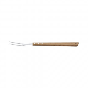 Tenedor Trinchante Tramontina Churrasco Acero y Madera | Andreplast