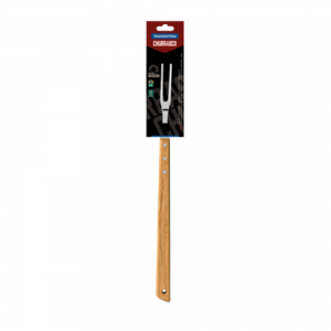 Tenedor Trinchante Tramontina Churrasco Acero y Madera | Andreplast