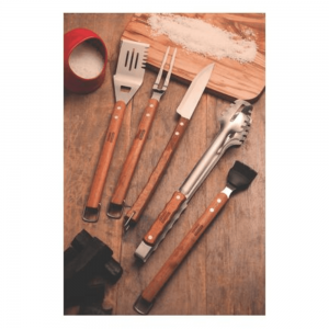 Pinza para Asado Tramontina Churrasco Acero y Madera | Andreplast