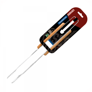 Pinza para Asado Tramontina Churrasco Acero y Madera | Andreplast