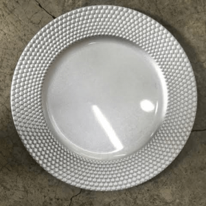 Plato de Sitio 33cm PVC Dorado y Plateado | Andreplast