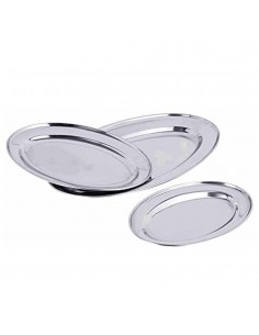 Bandeja Acero Oval